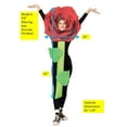 thumbnail image 4 of Rasta Imposta Red Rose Flower Adult Unisex Costume, 4 of 4
