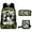 Camouflage, variant on Jey Uso Four Letters One Word 3pcs/set Backpack Crossbody Bag Women Men Outdoor Casual Rucksack 3D Bags