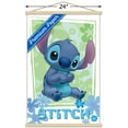 thumbnail image 3 of Disney Lilo and Stitch - Flowers Wall Poster with Wooden Magnetic Frame, 22.375" x 34", 3 of 5