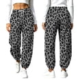 thumbnail image 5 of Nfurl Sweatpants for Women Trendy Graphic Prints Mid Rise Sweatpant with Pockets Drawstring Elastic Waist Casual Pants Gray,S, 5 of 9