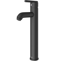 VIGO Seville Single Handle Single-Hole Bathroom Vessel Faucet in Matte Black