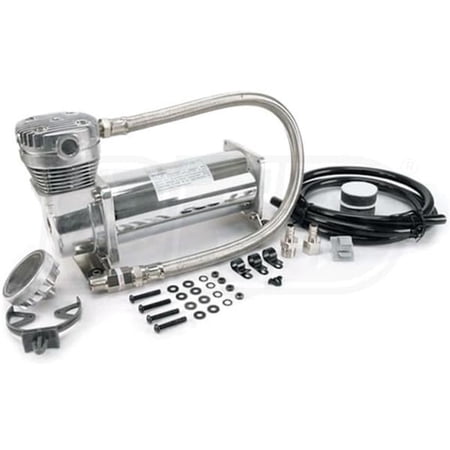 Viair 12V 480C 200 PSI Chrome Compressor Kit with 0.37 in. Port