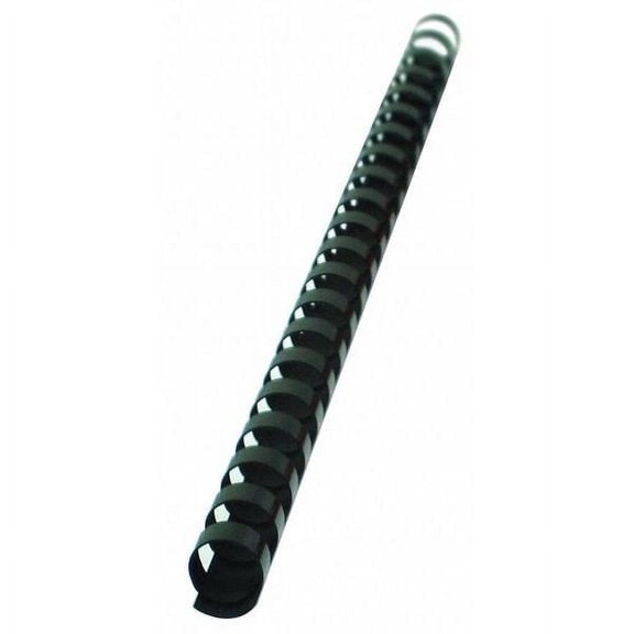 Sircle Binding Spines, Comb, 1/4in, Black, PK100 70014B