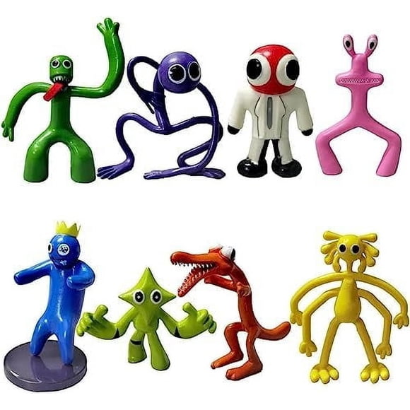 Figuras de acción Rainbow Friends, set de 8 juguetes de PVC