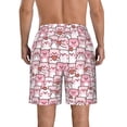 thumbnail image 3 of Naloa Kawaii Pig Men's Beach Shorts, Surfing shorts, Swim trunks, Quick Dry Swim Trunks for Surfing Beach Fun - 3X-Large, 3 of 9