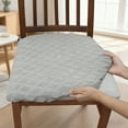 thumbnail image 3 of Hearth & Gear Jacquard Pattern Elastic Cover Solid Color Cushion Cover Protective Cover Durable Fashionable And Easy To Clean Removable Cover Couch Topper Cushion Outdoor Sofa Cushion Covers Coccyx, 3 of 4