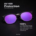 thumbnail image 2 of Polarized Sunglasses for Men and Women Semi-Rimless Frame Driving Sun glasses 100% UV Blocking, 2 of 5