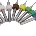 thumbnail image 4 of Juego de puntas de taladro en espiral, vástago de 1/8 pulgadas, acero de tungsteno, fuerte resistencia a la abrasión, brocas de alta dureza, 10 Uds., 4 of 8