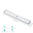 thumbnail image 2 of La batería de luz de control remoto LED inalámbrico de 3 piezas es blanca Ormromra WMPH-817, 2 of 7