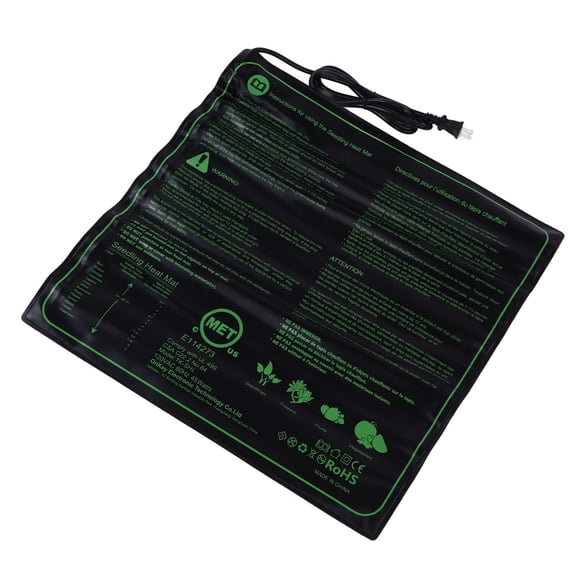 M Buder 20 x 20 Inch Waterproof Seedling Heat Mat for Germination and Plants Nursery / 50.8 x 50.8 cm Professional Silicone Plant Heating Pad for Reptiles and Seedlings