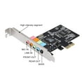 thumbnail image 4 of PCIe Sound Card 5.1 Internal Sound Card with Low Profile Bracket, 3D Stereo PCI-e Audio Card,CMI8738 Chip 32/64 Bit, 4 of 8