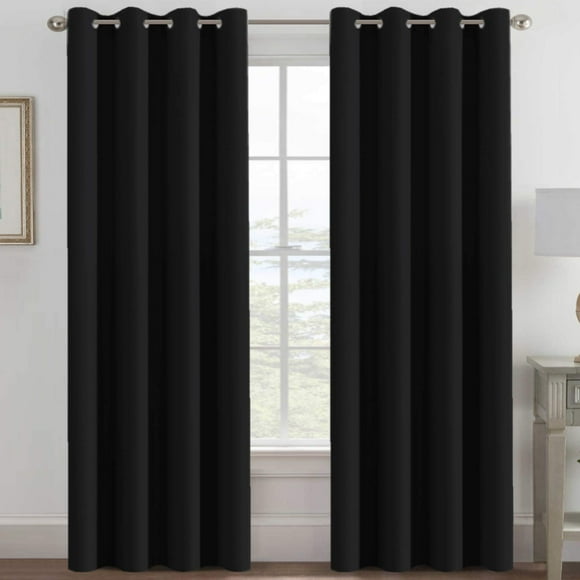 Cortinas H.VERSAILTEX 100% opacas de 240 x 260 cm con aislamiento térmico