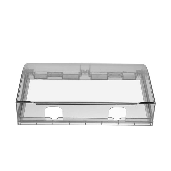 Waterproof Double 86 Type Outlet Box Cover Adhesive Switch Socket Protector Weatherproof Guard for Home Bathroom