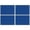 Blue Black Geometric, variant on Blue and White Checkered Pattern Summer Placemats Table Placemats Set Of 4-Linen Kitchen Washable Placemats Table Mats 11.8"x17.7" Non-Slip Heat Resistant