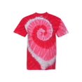 thumbnail image 2 of Dyenomite - Ripple Pigment Dyed T-Shirt - 200RP - Red Ripple - Size: S, 2 of 3