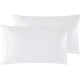 thumbnail image 1 of Funda de almohada de satén sedoso para cabello y piel, fundas de almohada de tamaño estándar, juego de 2 fundas de almohada de satén con cierre de sobre, 1 of 6