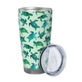 thumbnail image 2 of Salouo Green Sea Turtle Print 20oz Tumbler with Lid,Stainless Steel Vacuum Insulated Tumbler Durable Insulated Coffee Mug Thermal Cup with Splash Proof Sliding Lid-Without Straw, 2 of 8