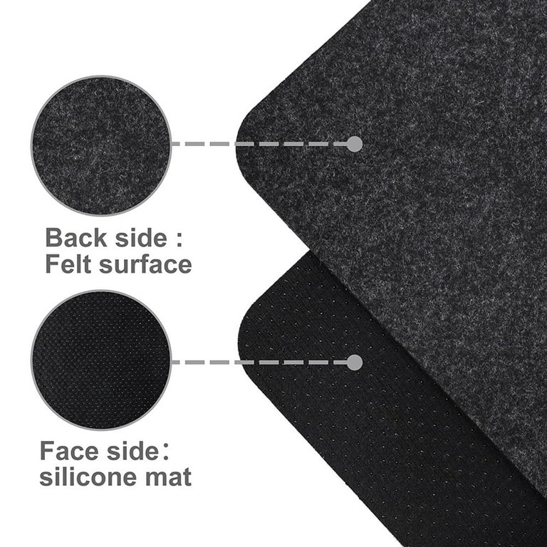 QHANSHIEE Heat Resistant mat?heat Resistant Mat for Air Fryer with Kitchen Appliance Sliders Function, Countertop Heat Protector mats?a