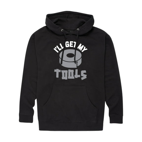 Instant Message - I'll Get My Tools - Men's Pullover Hooded Fleece Sweatshirt