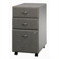 thumbnail image 3 of Scranton & Co 3 Drawer Mobile File Cabinet in Pewter, 3 of 4