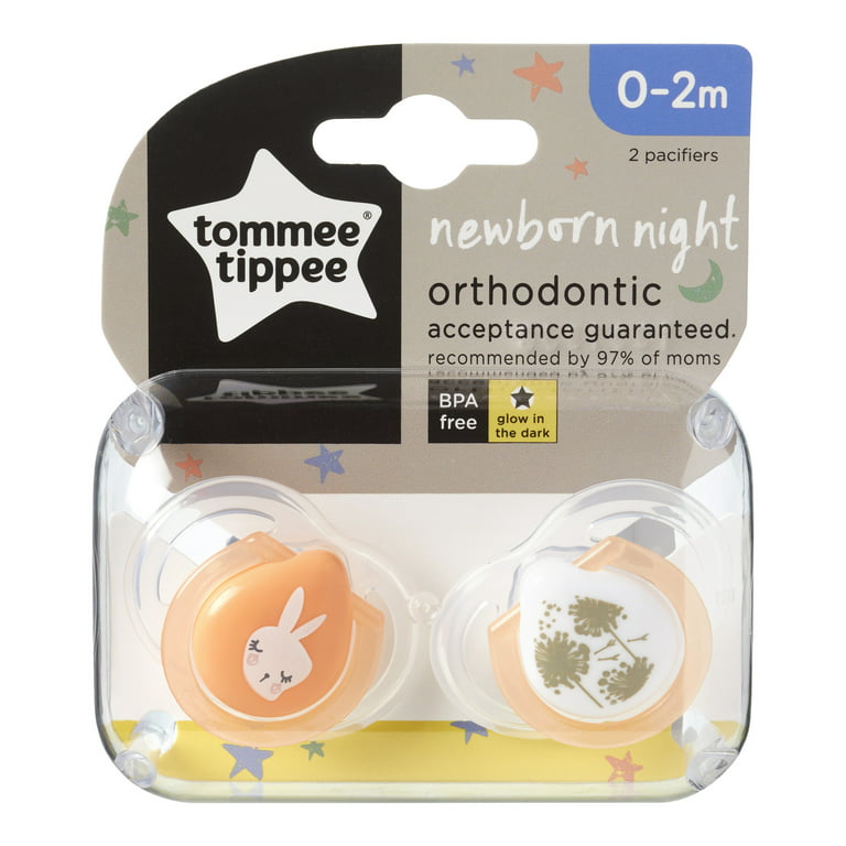 Tommee Tippee Pacifiers 2 Pack 0-6 mo. Cute Roar Safari Everyday  Orthodontic New