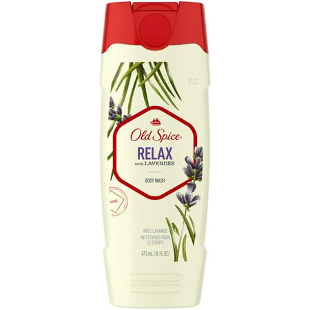 (2 pack) Old Spice Body Wash for Men Inspired by Nature Relax With Lavender 16