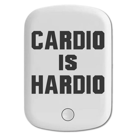 DistinctInk Magnetic Battery Pack, 5000 mAh Wireless Portable Charger with USB-C Cable, Compatible with MagSafe iPhone 14 / 13 / 12 Series - Cardio is Hardio