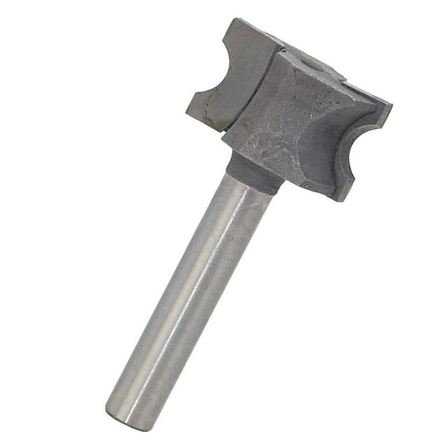 Brocas de fresado de punta redondeada de media caña, herramienta de fresado para carpintería de 1/2 y 1/4 1