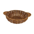 thumbnail image 2 of jifeng Hand Woven Basket Bread Baking Tray Desktop Countertop Display with Handle Fruit S, 2 of 9