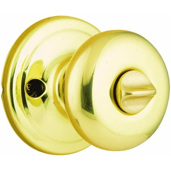 Kwikset - Juno Polished Brass Bed/Bath Knob -