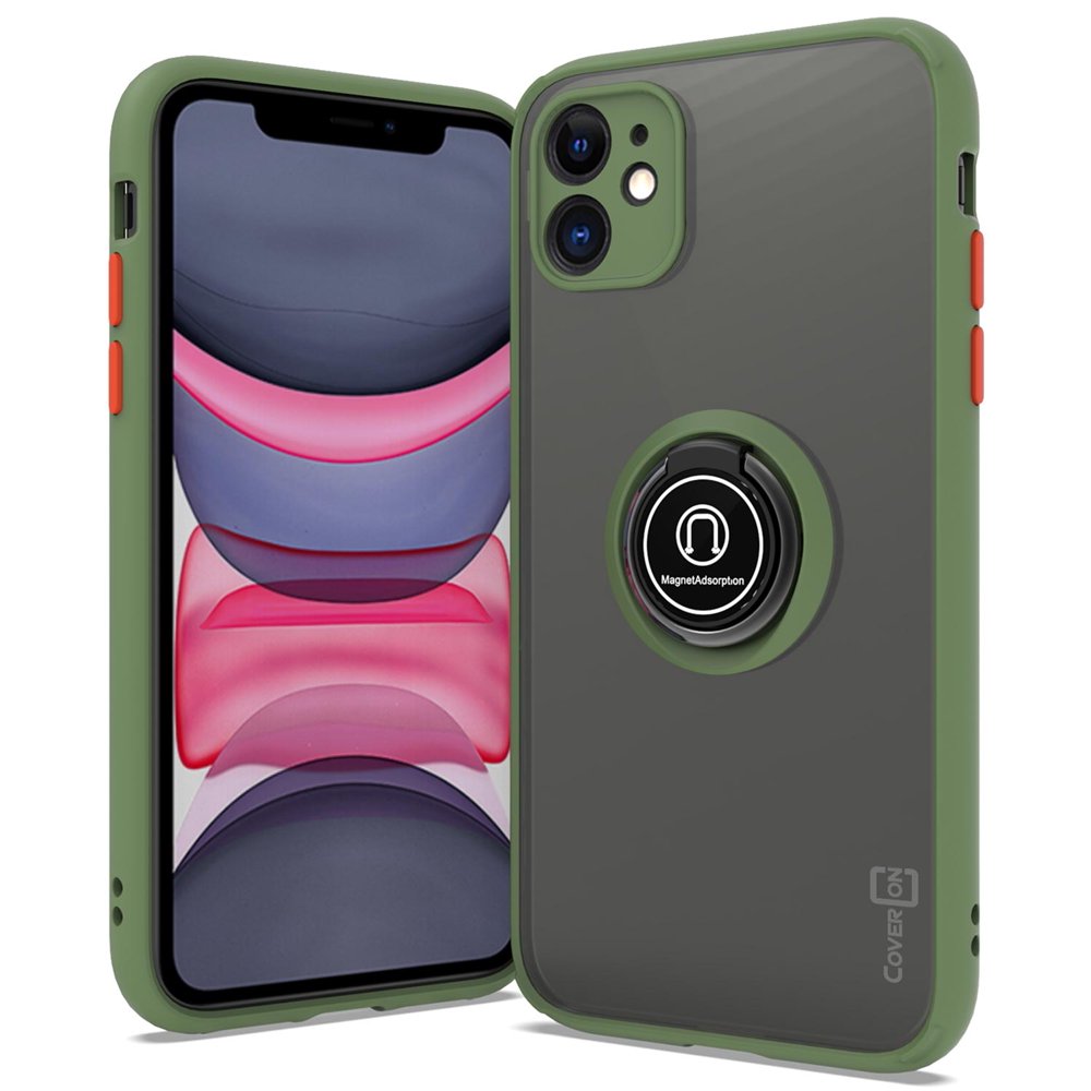 CoverON Apple iPhone 11 Case with Car Mount Compatible Ring