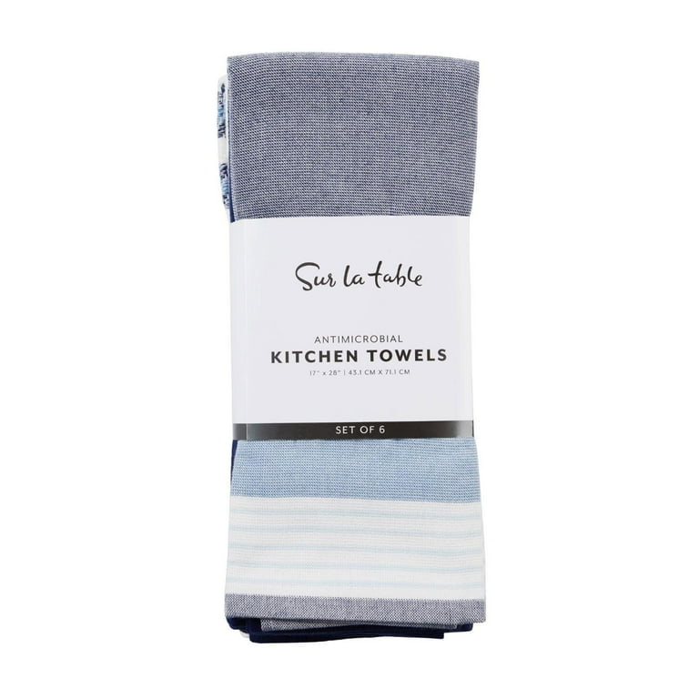 Sur La Table Striped Kitchen Towels, Set of 3