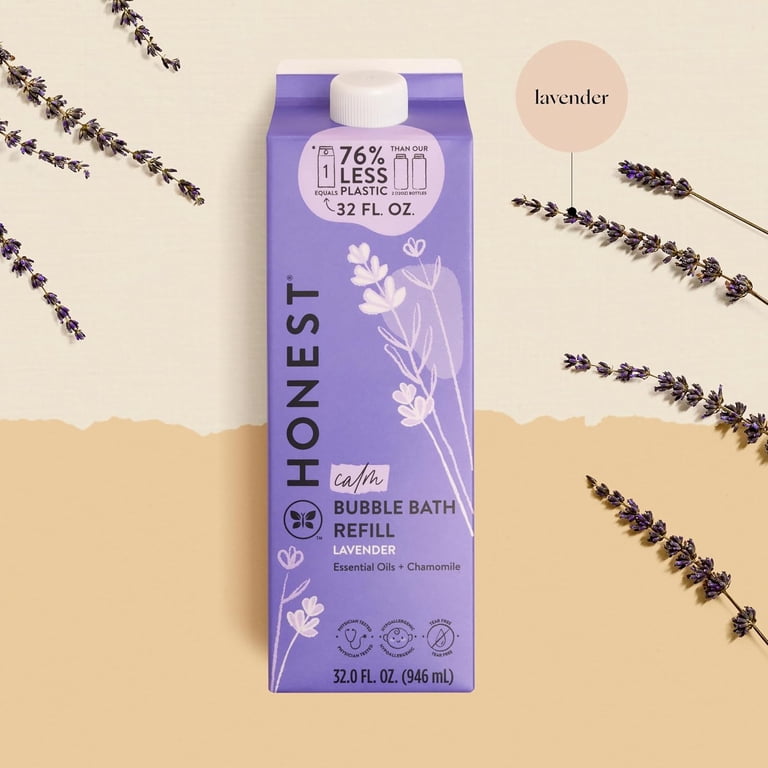Honest Bubble Bath Refill, Lavender, 32 fl oz photo 4