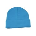 thumbnail image 1 of Winter Fashion Cuffed Beanie - Turquoise, 1 of 1