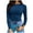 Blue, variant on Spring Tops for Women Pink Womens Fall Fashion Long Sleeve Stretch Slim Fitted Ribbed T-Shirt Blouse Solid Basic Tops
