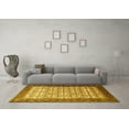 thumbnail image 3 of Ahgly Company Indoor Square Persian Yellow Traditional Area Rugs, 8' Square, 3 of 4