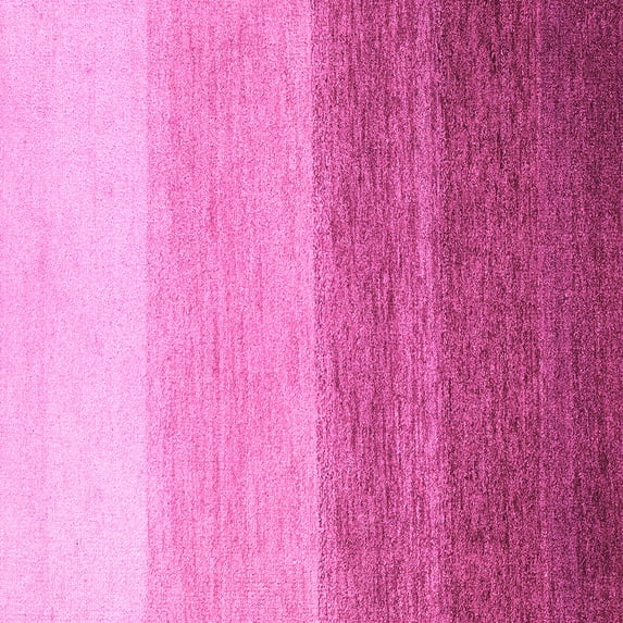 Ahgly Company Indoor Square Abstract Pink Modern Area Rugs, 8' Square