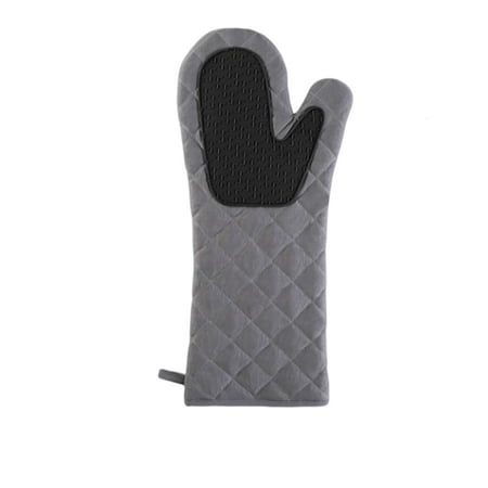

Profit Baking Glove Oven Mittens Bake Supplies Heating-resistance Fine Workmanship Thicken Design Multipurpose Hand Protector Right/Gray