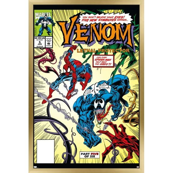 Marvel Comics - Venom: Lethal Protector #5 Wall Poster, 22.375" x 34" Framed