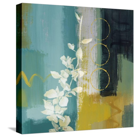 Art.com Mediterranean Floral II Stretched Canvas Print Wall Art by Lanie Loreth, 16" x 16"