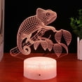 thumbnail image 2 of YSTIAN Lizard Night Light for Kids Room, 3D Illusion Lamp Chameleon Lights, 16 Colors Crack Base Desk Lamps with Remote Control, Perfect as Birthday Christmas Gifts, Home Decoration, 2 of 6