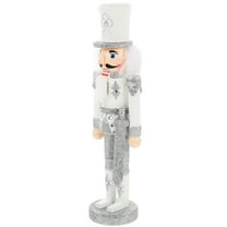 5 PCS Nutcracker Soldier Decor Christmas Decorations Party Silver