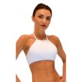 thumbnail image 2 of VF-Sport - Bikini Top, High Neckline Halter (White, 3X), 2 of 6