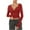 Wine, variant on Shirts for Women, Women Sexy Long Sleeve Henley T Shirts V Neck Button up Casual Basic Y2K Slim Fitted Ribbed Knit Crop Tops