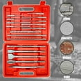 thumbnail image 2 of TOPEX Ensemble de 17 Pcs SSD PLUS de Forets à Marteau Rotatifs et Ensemble d'Outils de Perçage à Biseau, 2 of 12