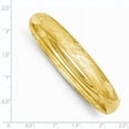 thumbnail image 2 of 14K Yellow Gold 5/16 Florentine Engraved Hinged Bangle Bracelet, 2 of 5
