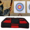 thumbnail image 3 of Bow Bag, Large Capacity Nylon Reusable Composite Archery Carrier Shock Absorbing Weather Resistant Sturdy Convenient  for Shooting, 3 of 7