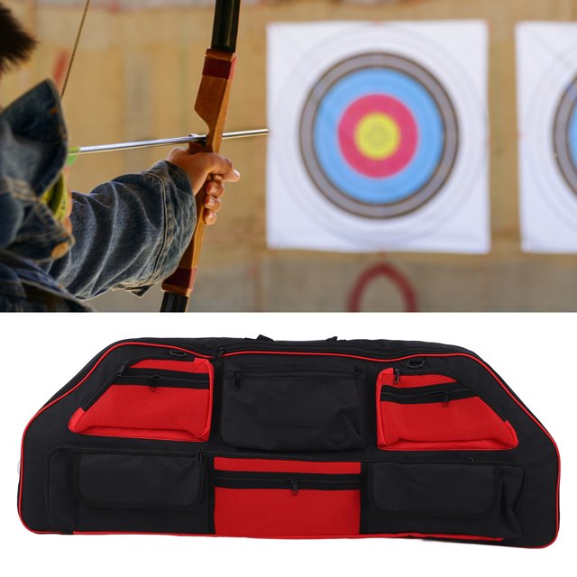 NOW Case, Sac de Tir à l'Arc en Nylon Grande Capacité Résistant aux Intempéries Composite Robuste pour Tir