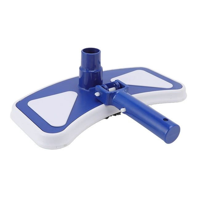 Weighted Butterfly Pool Vacuum Head, Remove Debris Pool Suction Head Blue White Exquisite Workmanship with Wheel for Aquariums