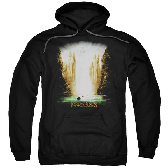 Lord of the Rings Kings Of Old Adult Pullover Hoodie Sweatshirt Black